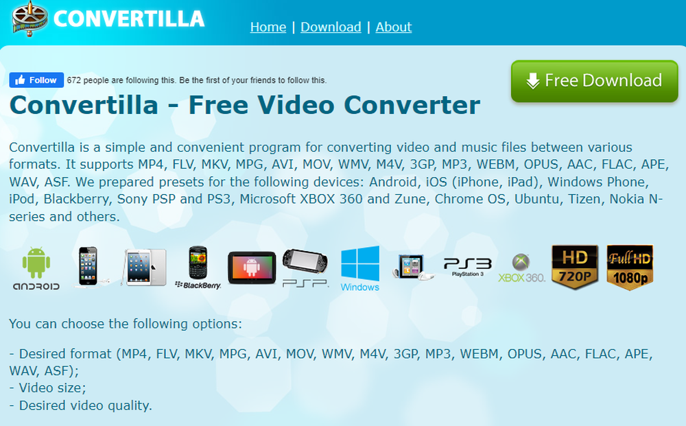 Convertilla Screenshot 1