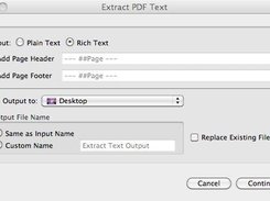 ConvertPDFsToText Service Screenshot 1