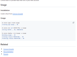 Convox Rack Screenshot 1