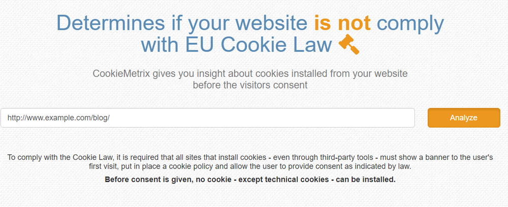 CookieMetrix Screenshot 1