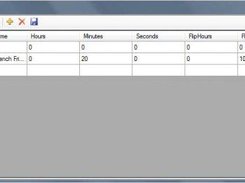 Timer Entry - Edit Presets