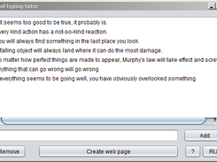Cool typing tutor Screenshot 1