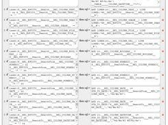 SQL configuration interface