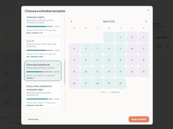 Start faster with ready-made custody schedule templates