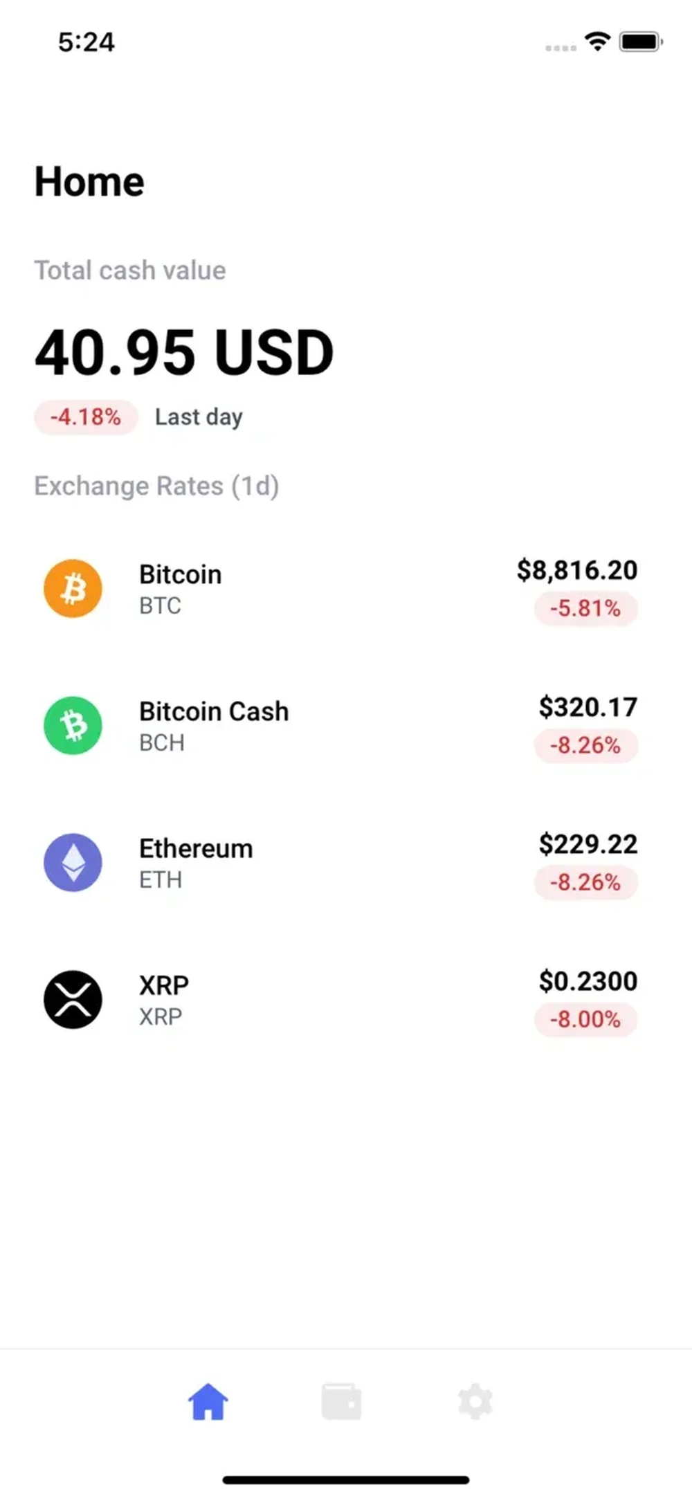 Copay Bitcoin Wallet Screenshot 1