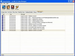 CopperCore Validation Output on Messages Tab