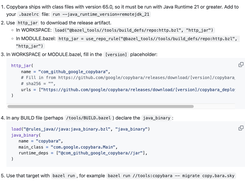 Copybara Screenshot 2