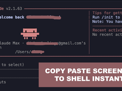COPY PASTE Screenshot to your shell