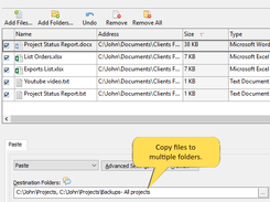 Copy files to multiple folders