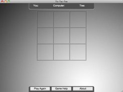 Tic-Tac-Toe 2.5 running on Mac OS X 10.6.
