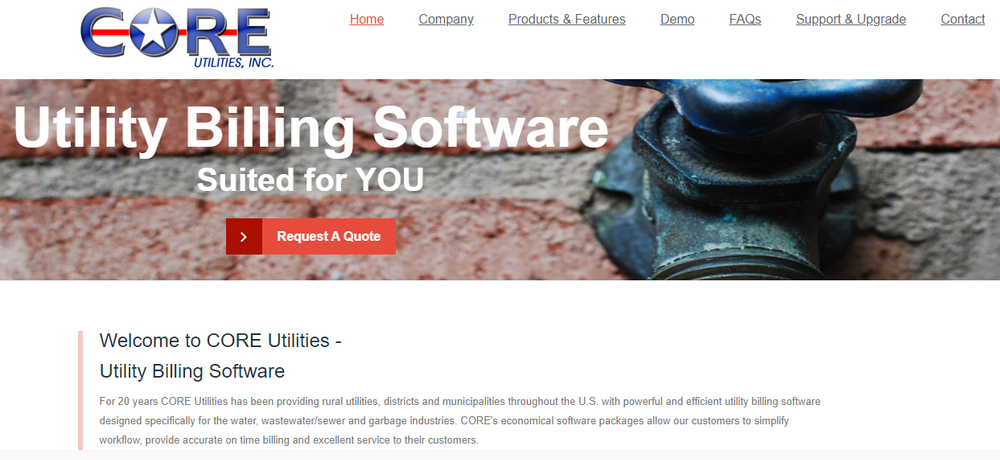 CORE Utility Billing Screenshot 1