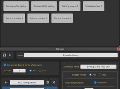 Macros workspace and edit