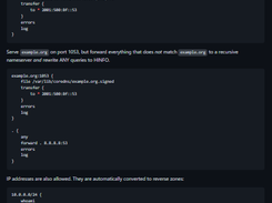 CoreDNS Screenshot 1
