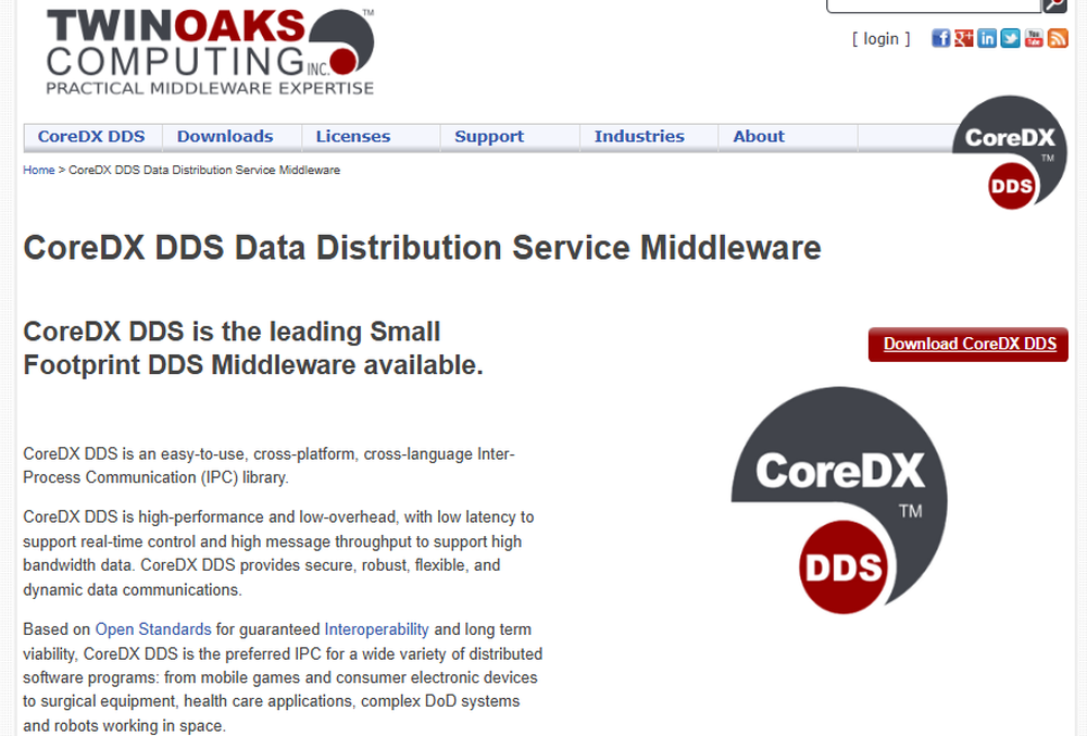 CoreDX DDS Screenshot 1