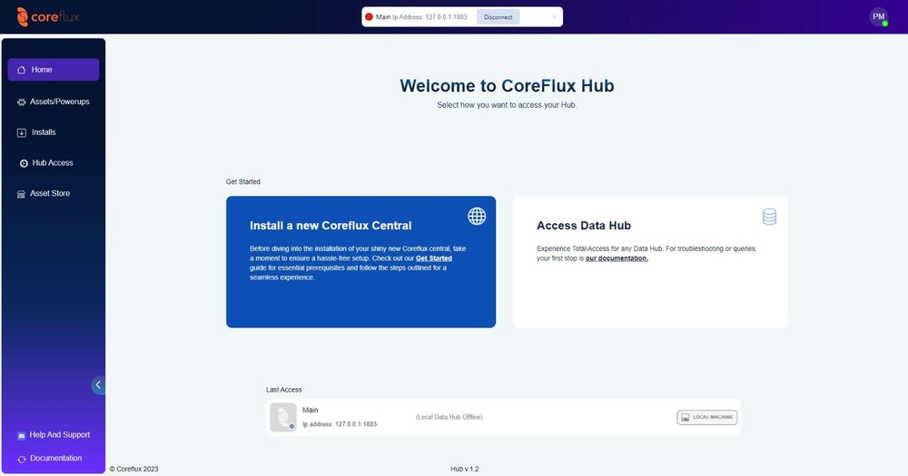 Coreflux Screenshot 1