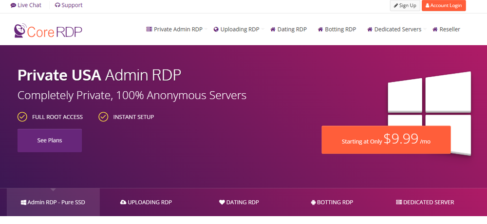 CoreRDP Screenshot 1