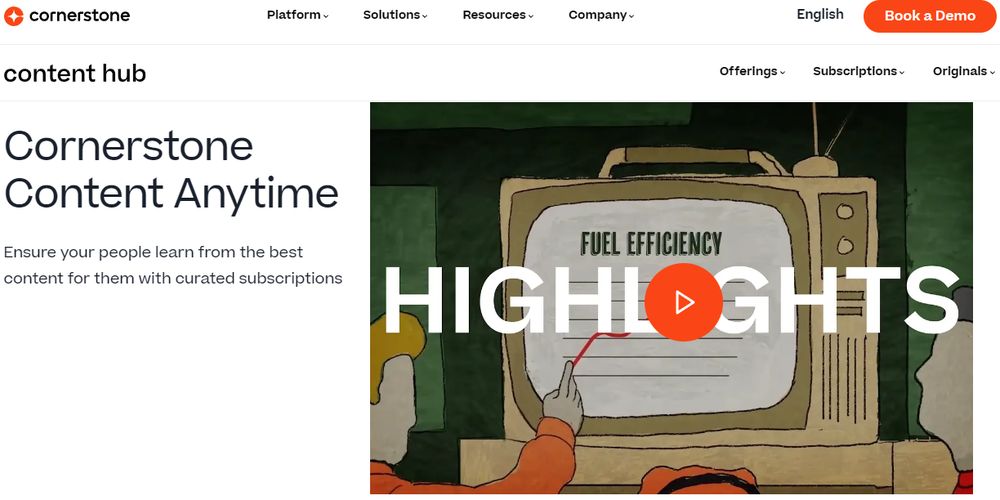 Cornerstone Content Anytime Screenshot 1