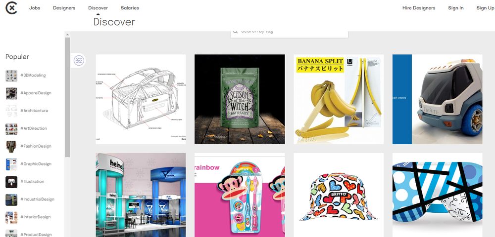 Coroflot Screenshot 1