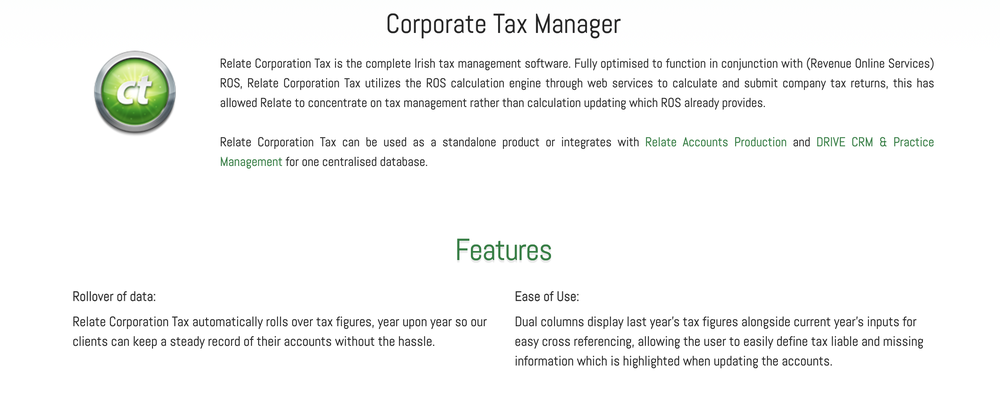 Corporate Tax Manager Screenshot 1