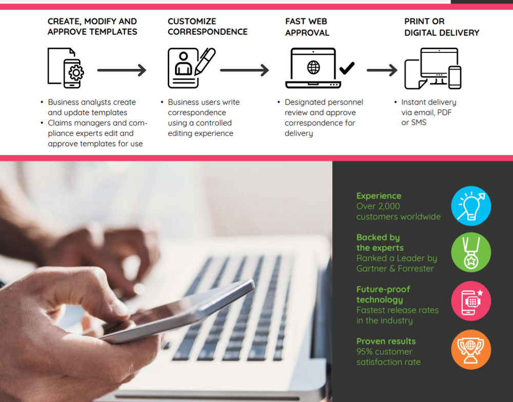Quadient Correspondence Screenshot 1