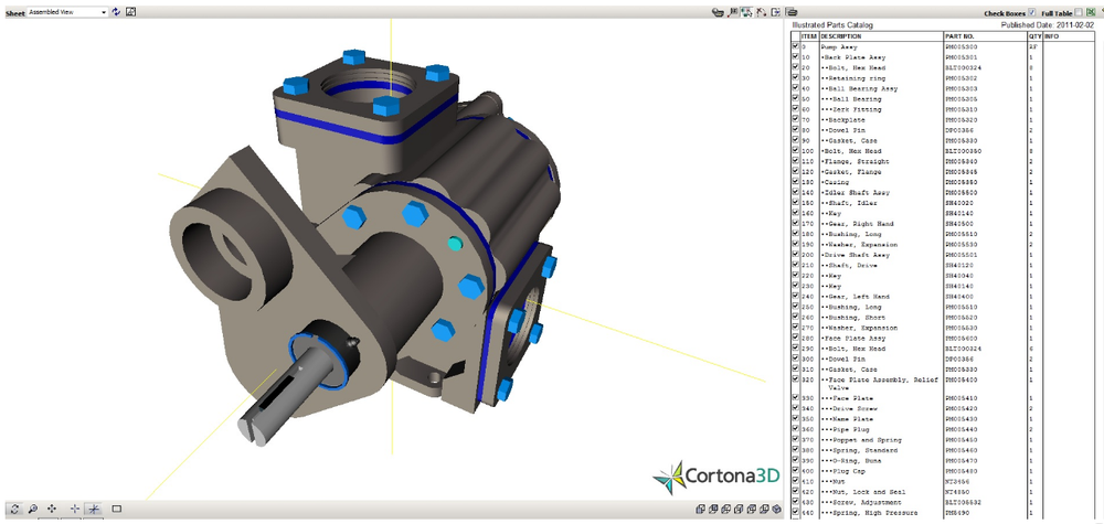 Cortona3D RapidCatalog Screenshot 1