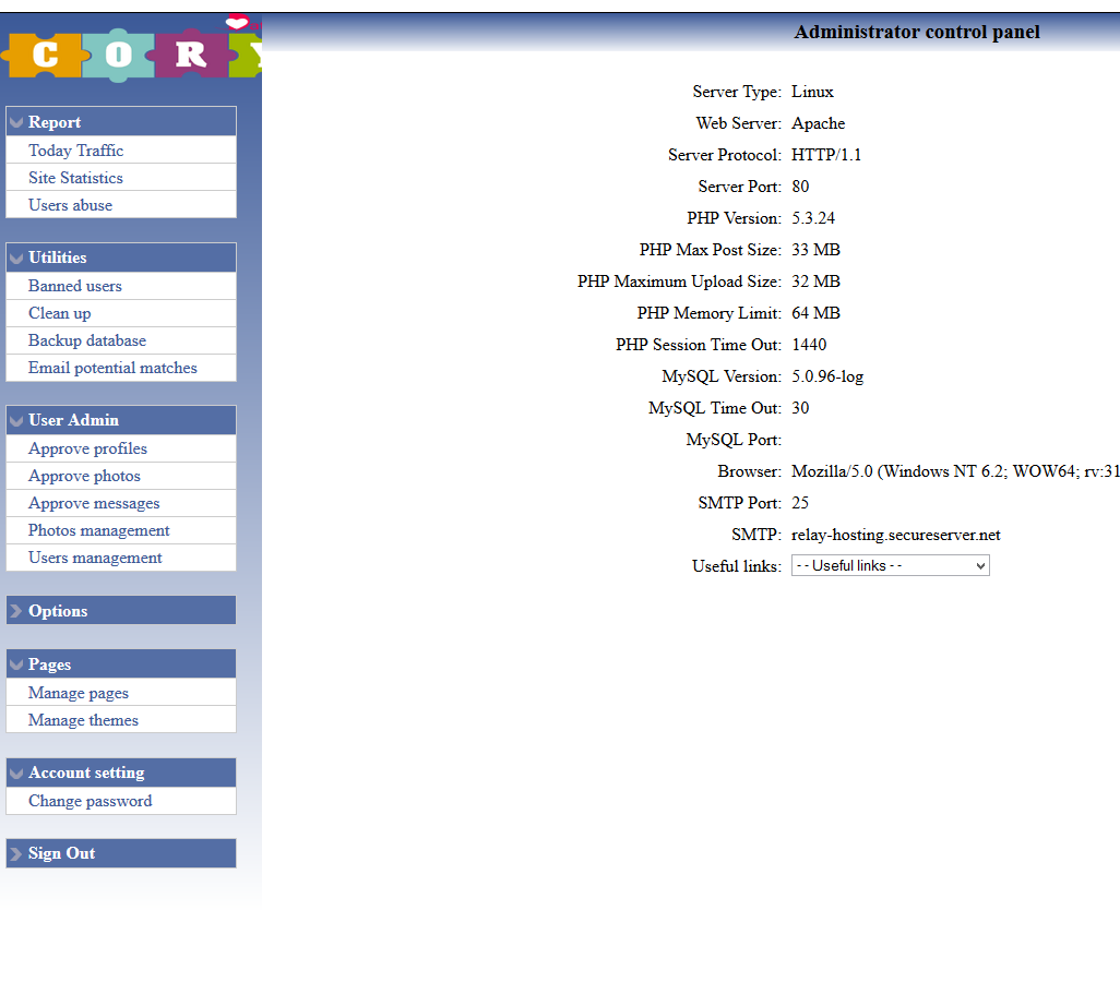 ph7 social dating cms install