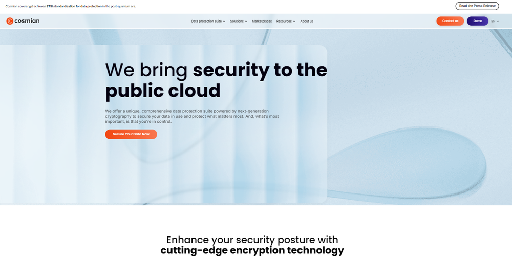 Cosmian Screenshot 1