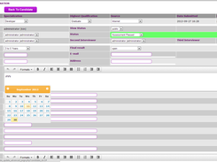 update candidate form page details