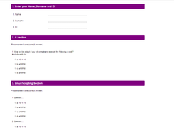 online test
