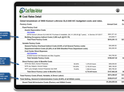 Cost Rates Advisor Screenshot 1