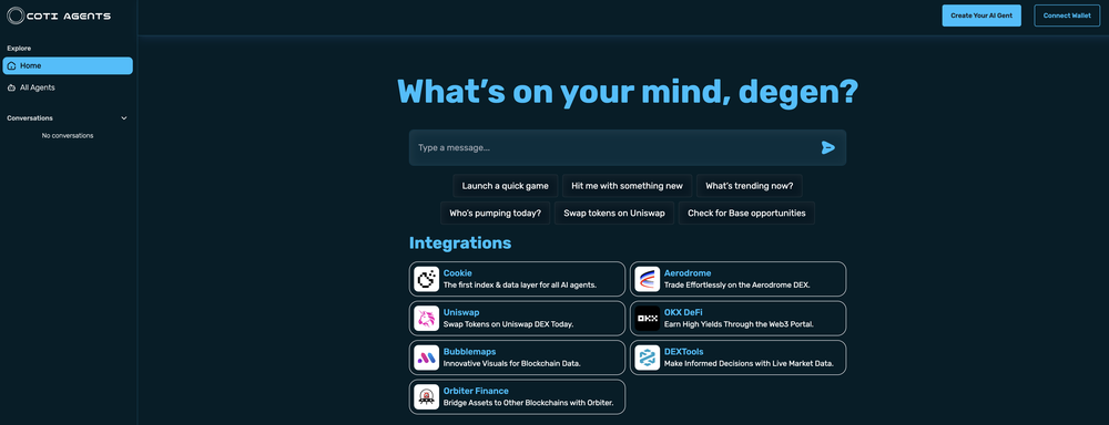 COTI Agents Screenshot 1