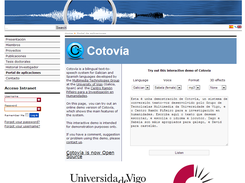 Cotovia online demo