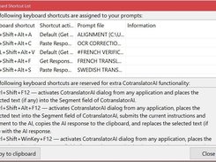 CAI SHORTCUT MANAGEMENT