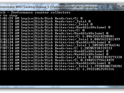 Console output