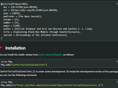 CounterfactualExplanations.jl Screenshot 1