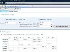 Creating an Analysis