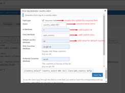 Country Dropdown For Contact Form 7 Screenshot 2