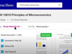 Course Hero Screenshot 1