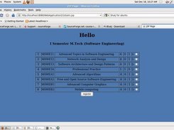 1st semester subjects registration