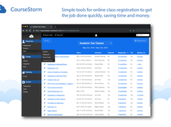 Simple tools for online class registration to get the job done quickly, saving time and money.
