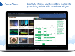 Beautifully integrate your CourseStorm catalog into your existing website with customizable widgets and plugins. 