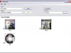 Main program window