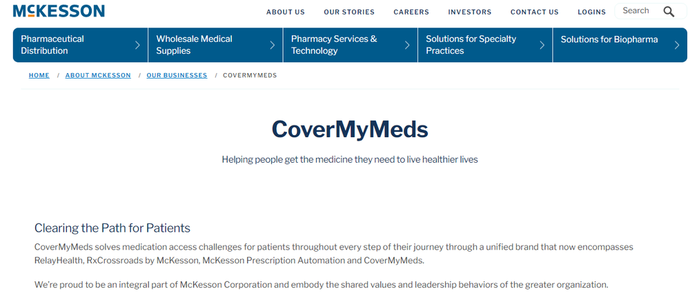 CoverMyMeds Screenshot 1