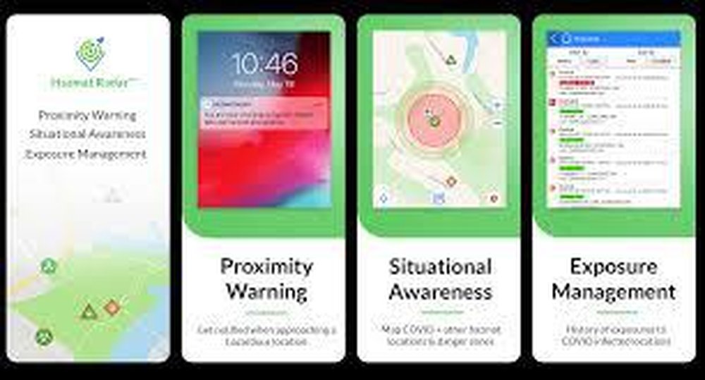 Hazmat Radar COVID-19 First Responder Screenshot 1