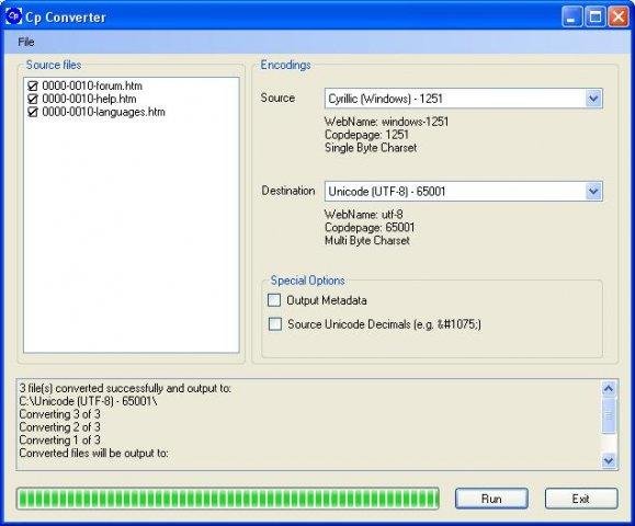 Codepage Converter Download Sourceforge Net Any character without an equivalent representation in ascii encoding will become a question mark. codepage converter download