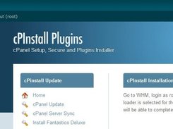 cPInstall WHM Plugins