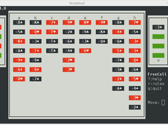 The Freecell game in v1.4.0