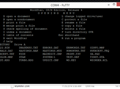 Running Wordstar
