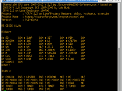 CP/M 2.2 running on host using a Z80 Emulator