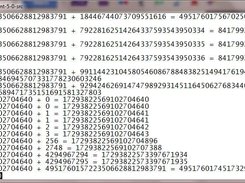 C++ BigInt class Screenshot 2